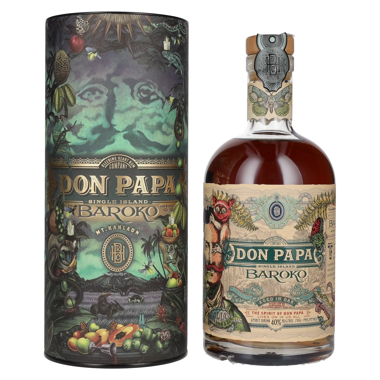 Rhum Don Papa - Baroko - 70cl - Canister collectore Harvest