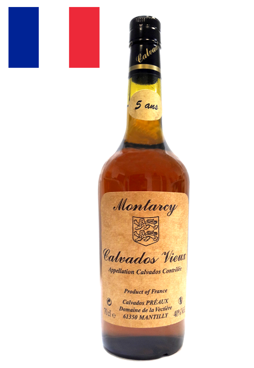 CALVADOS VIEUX AOC MAISON PRÉAUX 5 ANS