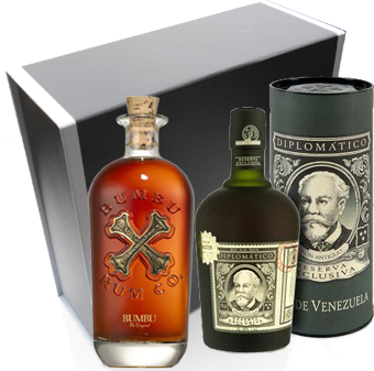 Coffret Rhums Diplomatico - Bumbu