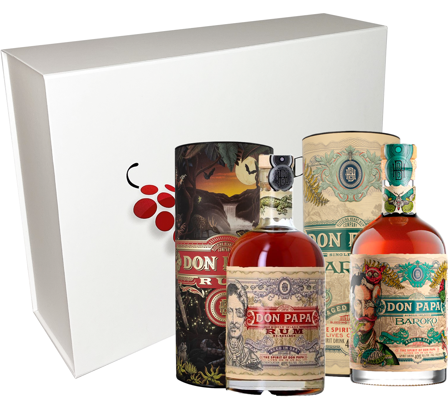 Coffret Rhums Don Papa - Don Papa 7 ans & Baroko