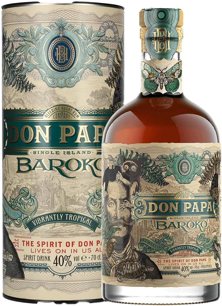 Rhum Don Papa - Baroko - Canister Classique - 70cl