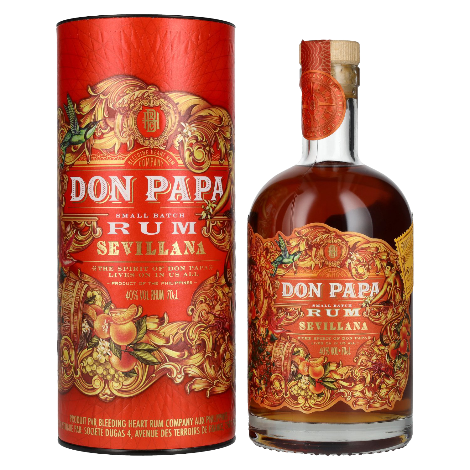 Rhum Don Papa - Sevillana - 70cl avec étui