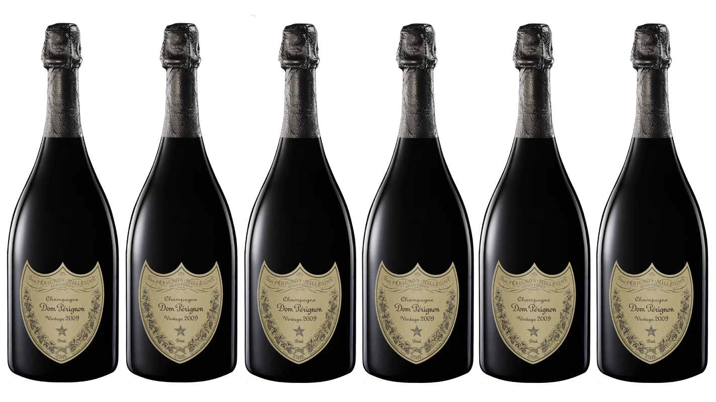 Lot 6 Champagnes Dom Pérignon Vintage 2009 75cl