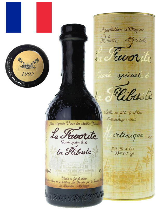 Agricole Rum La Favorite Special cuvee Flibuste 1992, 40° Martinique