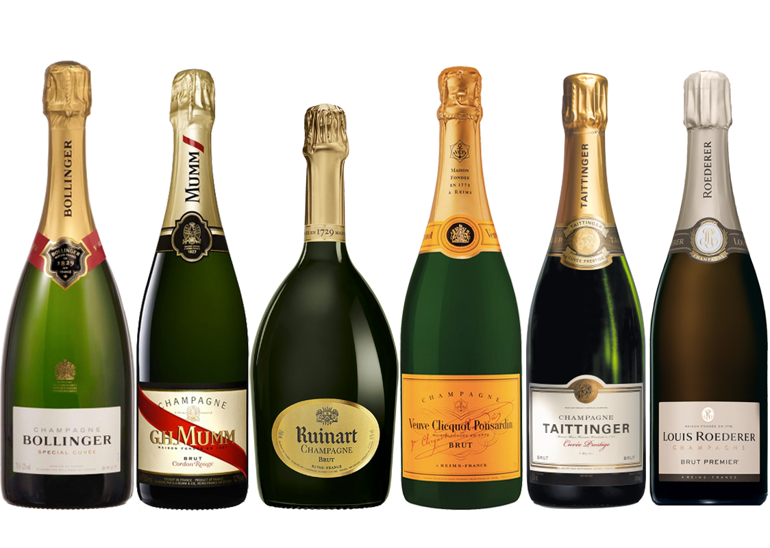 Lot Découvertes Grandes Maisons de Champagnes - 6 Bouteilles 75cl