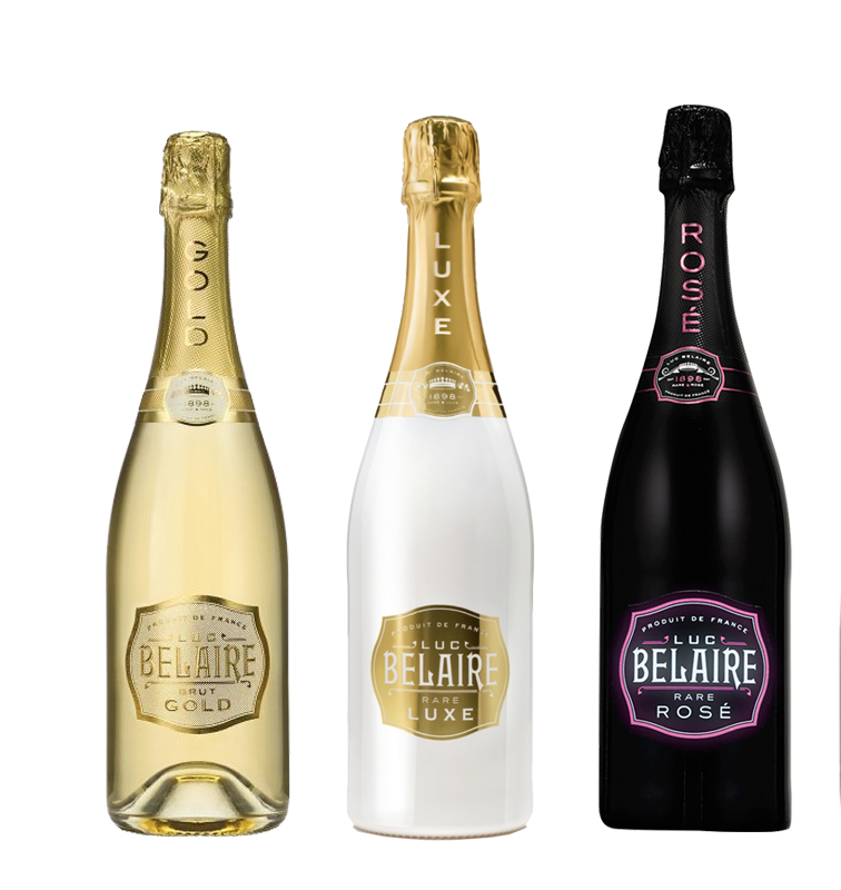 Lot Découverte 3 Bouteilles Luc Belaire 75cl