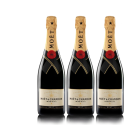 Lot 3 Champagnes Moët & Chandon Brut Moët Imperial 75cl