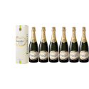 Lot 6 Champagnes Perrier-Jouët Grand Brut 75cl avec étuis.