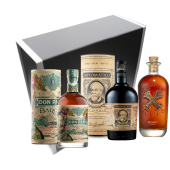 Coffret Rhums Découverte Diplomatico Seleccion Familia, Don Papa Baroko, Bumbu