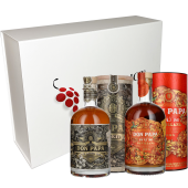 Coffret Vinaddict - Rhums Don Papa Sevillana et Don Papa Rye Cask. 2x70cl