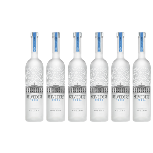 Lot de 6 Vodkas Belvedere 70cl