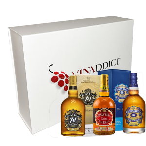 Coffret Découverte Vinaddict - whiskys Chivas - 13 ans, Chivas XV et Chivas 18 ans. 3 x 70 cl.
