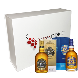 Coffret Découverte Vinaddict - whiskys Chivas - Chivas XV et Chivas 18 ans. 2 x 70 cl.