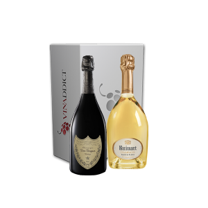 Coffret Champagne - Dom Pérignon 2010 et Ruinart Blanc de blancs