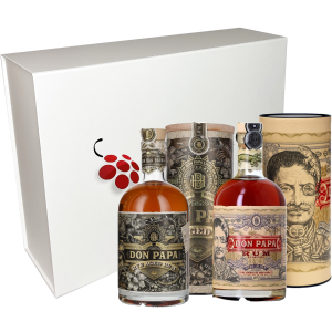 Rhums Don Papa 7 ans et Don Papa Rye Cask. 2x70cl 