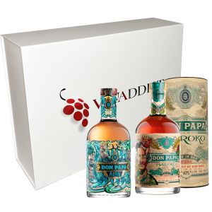 Coffret Vinaddict - Rhums Don Papa Baroko et Don Papa Alon. 2x70cl
