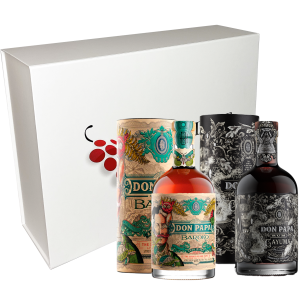 Coffret Vinaddict - Rhums Don Papa Baroko et Don Papa Gayuma. 2x70cl