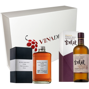Coffret Vinaddict - Whiskys Nikka Miyagikyo 70cl et Nikka From the Barrel 50cl.