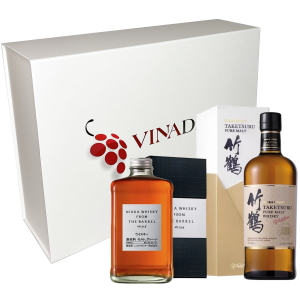 Coffret Vinaddict - Whiskys Nikka Taketsuru 70cl et Nikka From the Barrel 50cl.