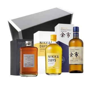 Coffret Whiskys japonais best sellers - Yoïchi Single Malt, Nikka From the Barrel, Nikka Days