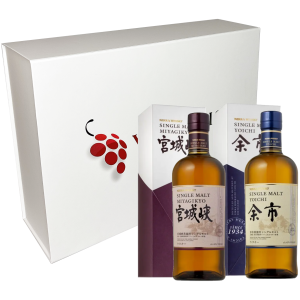 Coffret Vinaddict - Whiskys Nikka Yoichi et Miyagikyo. 2x70cl