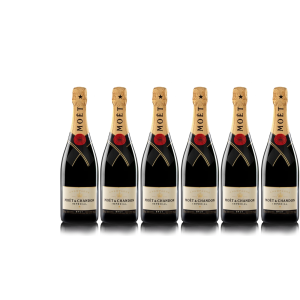 Lot 6 Champagnes Moët & Chandon Brut Moët Imperial 75cl