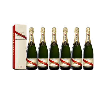 Lot 6 Champagnes Mumm Brut Cordon Rouge 75cl avec étui