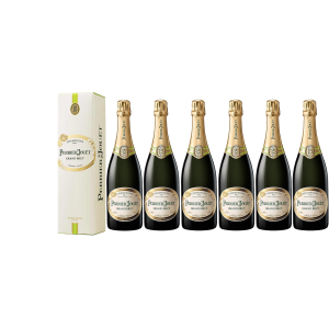 Lot 6 Champagnes Perrier-Jouët Grand Brut 75cl avec étuis.