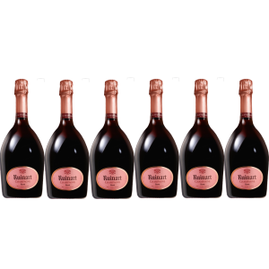 Lot 6 Champagnes Ruinart Rosé 75cl