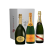 Coffret Champagne Prestige 6 - Veuve Clicquot, Ruinart, Mumm Cordon Rouge.
