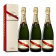 Lot 3 Champagnes Mumm Brut Cordon Rouge 75cl avec étuis