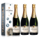 Lot 3 Champagnes Taittinger Brut Cuvée Prestige 75cl Etuis.