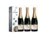 Lot 3 Champagnes Taittinger Brut Cuvée Prestige 75cl Etuis.